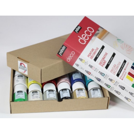 Pebeo Deco Home & Interior Craft Paint Exploration Set 12 x 20ml 757491